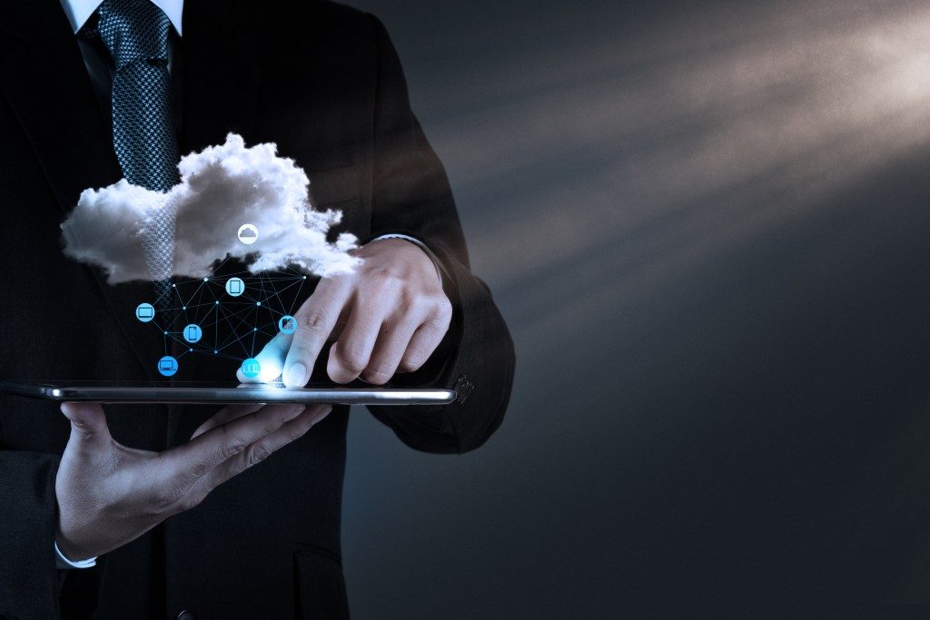 Cloud services concept
