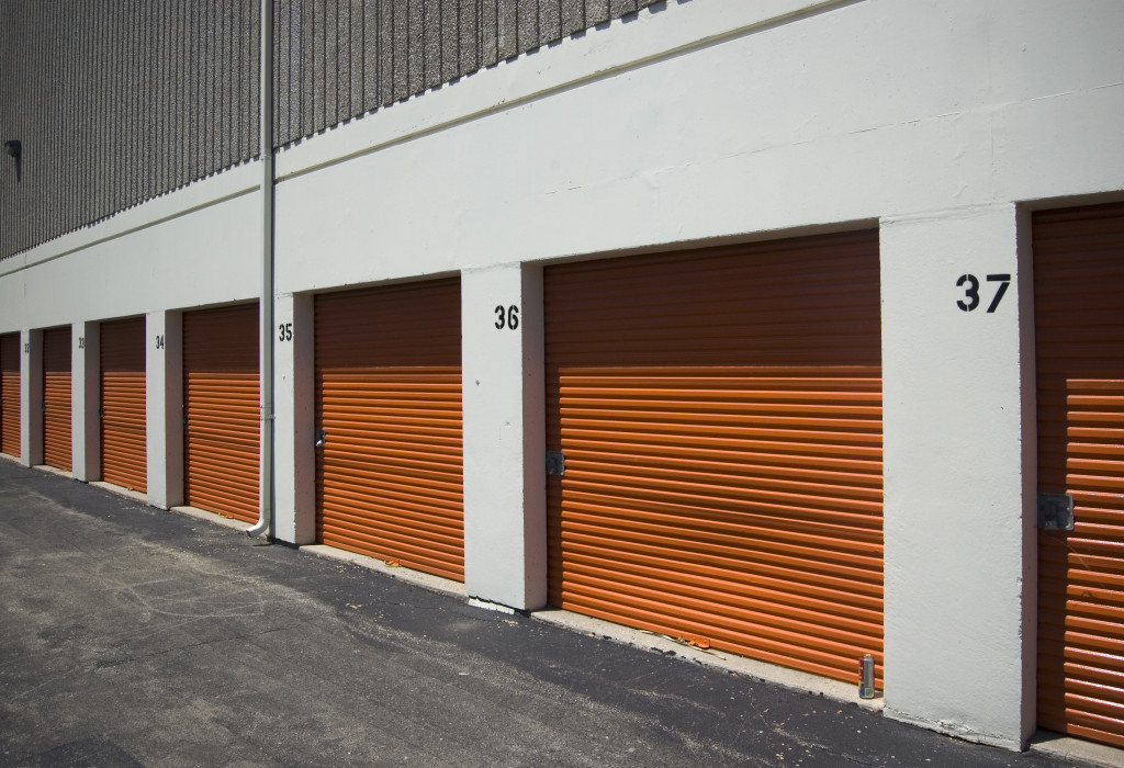 Various empty storage warehouses