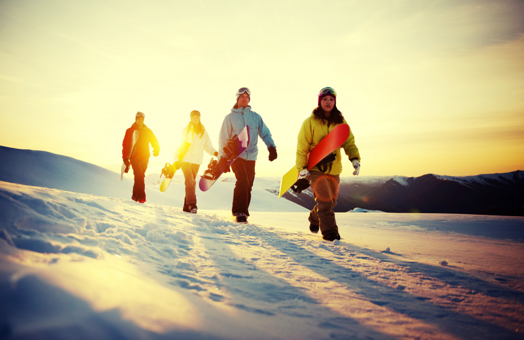 Winter activities during travel